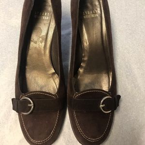 Brown Suede heel